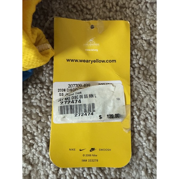 NWT Nike‎ Trek Large Pro Cycling Team Jersey Discovery Channel 2006 - Picture 7 of 9